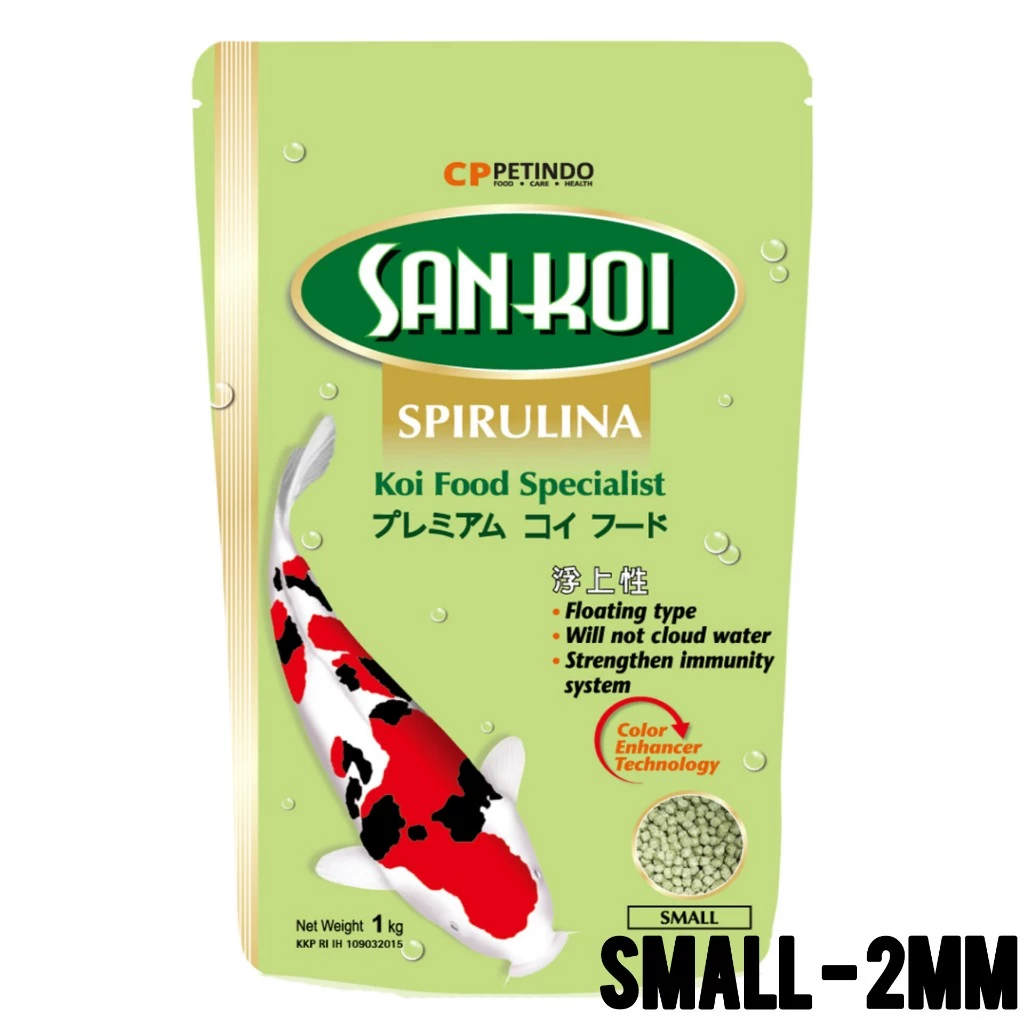 SANKOI SPIRULINA / SANKOI GROWTH / 1kg / pakan koi
