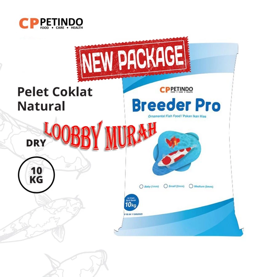 Breeder Pro CP BP 10 Kg Fish Food BP1 mm ; BP2 mm; BP5 mm Breder Brider Pro