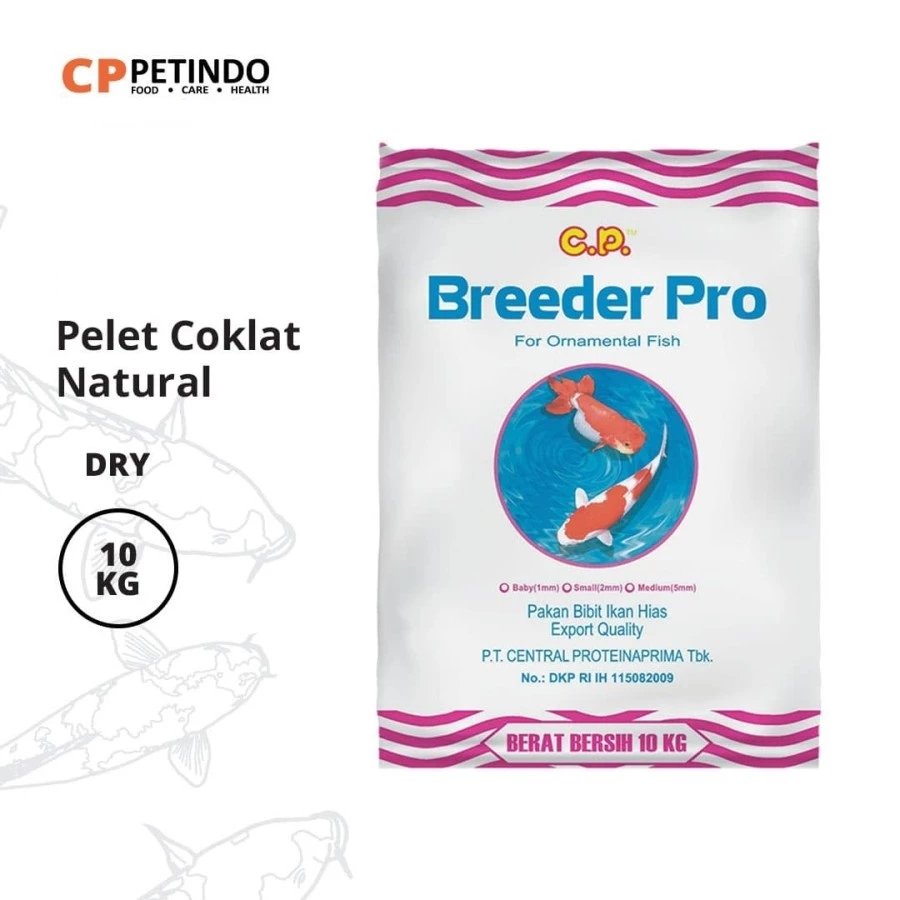 Breeder Pro CP BP 10 Kg Fish Food BP1 mm ; BP2 mm; BP5 mm Breder Brider Pro