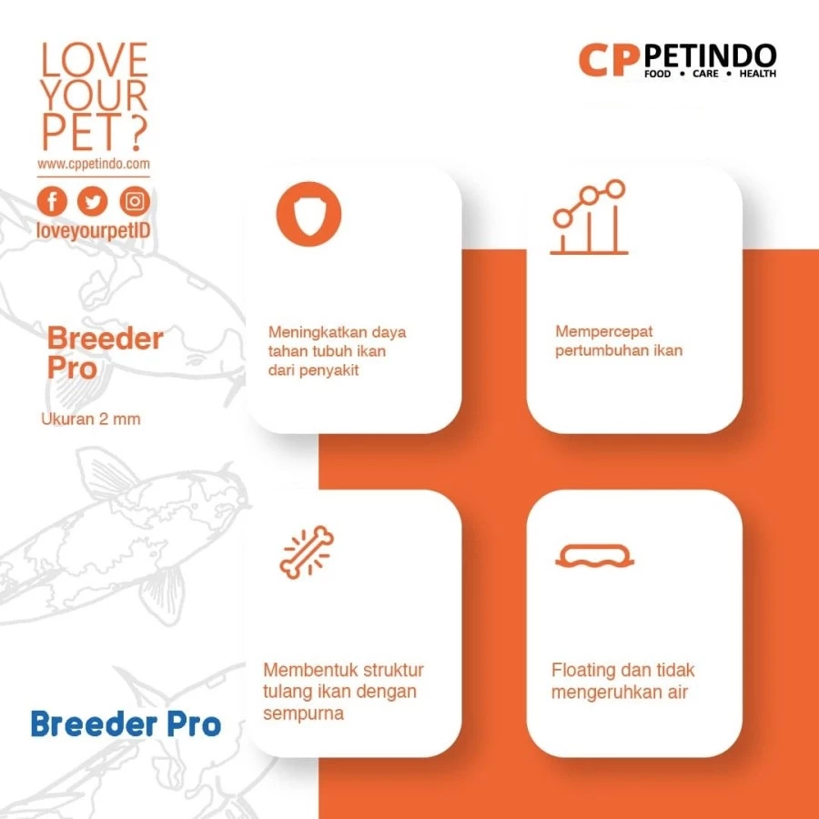 Breeder Pro CP BP 10 Kg Fish Food BP1 mm ; BP2 mm; BP5 mm Breder Brider Pro