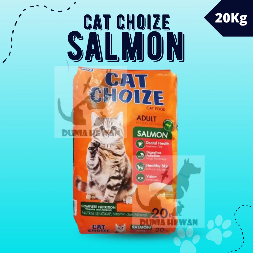 MAKANAN KUCING CAT CHOIZE ADULT TUNA / SALMON 20KG 20 KG