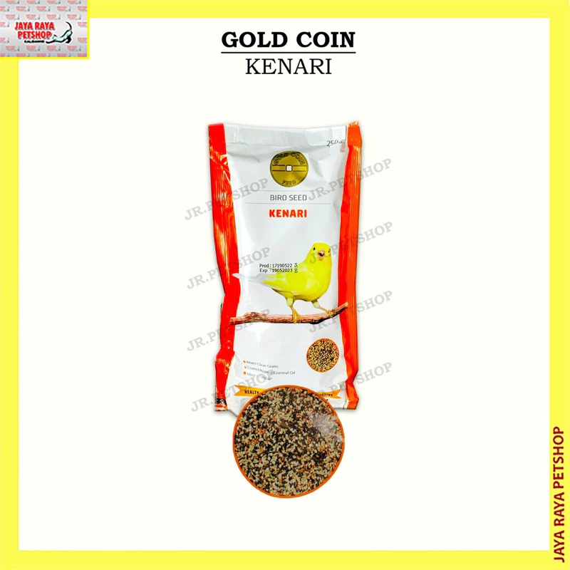 GOLD COIN 450 Gram Pelet Kuning,Seaweed, Crumble Merah