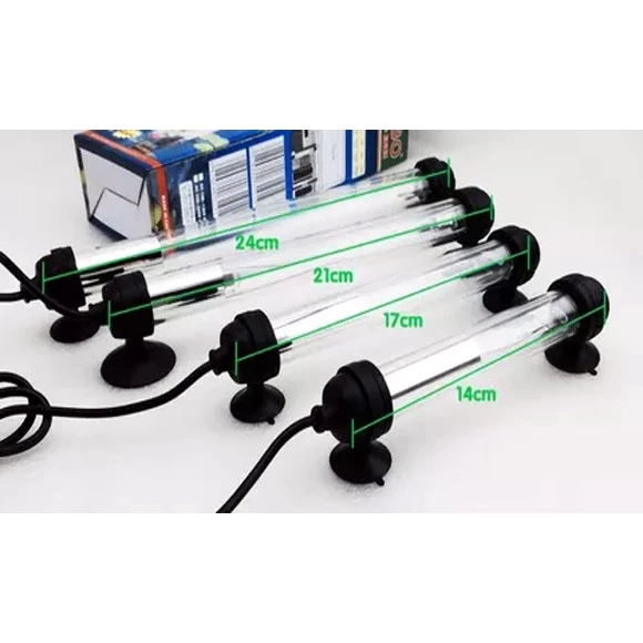 Lampu UV Germicidal Lamp Sterilizer JEBO UVC UV-C 7W Ultraviolet Kolam Aquarium